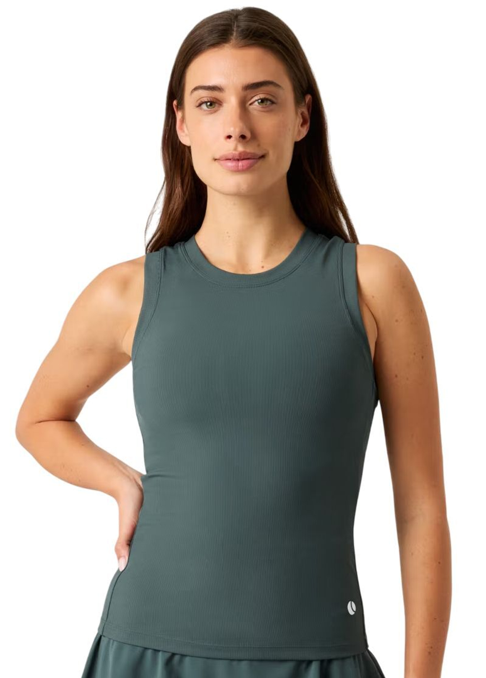 Женский топ теннисный Bjorn Borg Ace Pocket Ribbed Tank - urban chic