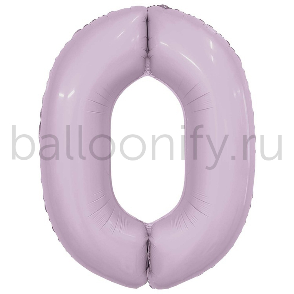 Шар ЦИФРА 0 Орхидея 40" 102 см