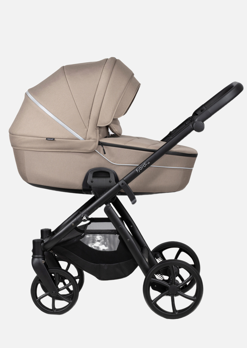Детская коляска Noordi Fjordi Essential V2 2027 Серо-коричневый/ Taupe