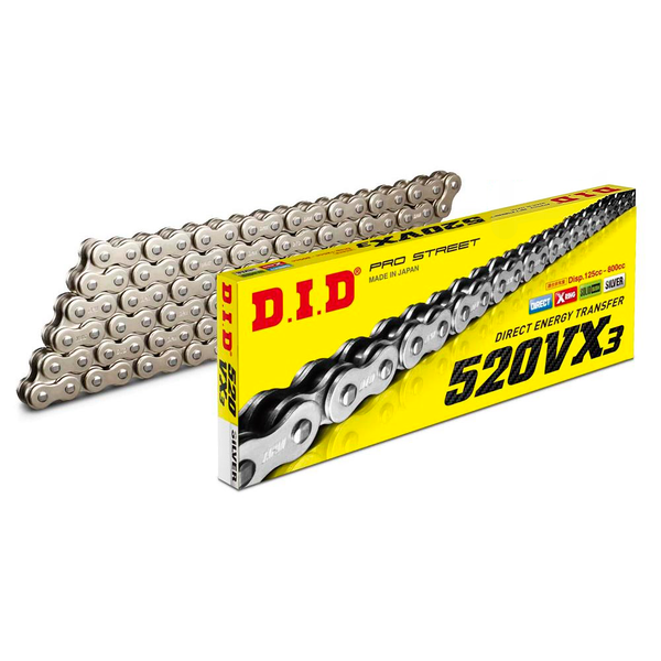 Новый цвет в линейке DID - Silver &amp; Silver для цепей VX3