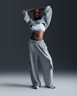 Nike Indy с легкой поддержкой Женский спортивный бюстгальтер с вставками и регулируемыми бретелями - NIKE