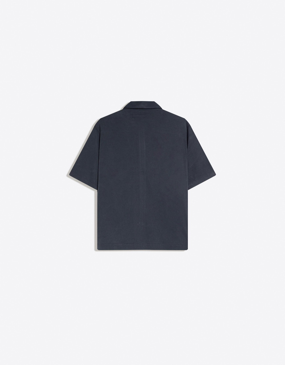 Мужская струящаяся рубашка boxy fit с коротким рукавом - BERSHKA