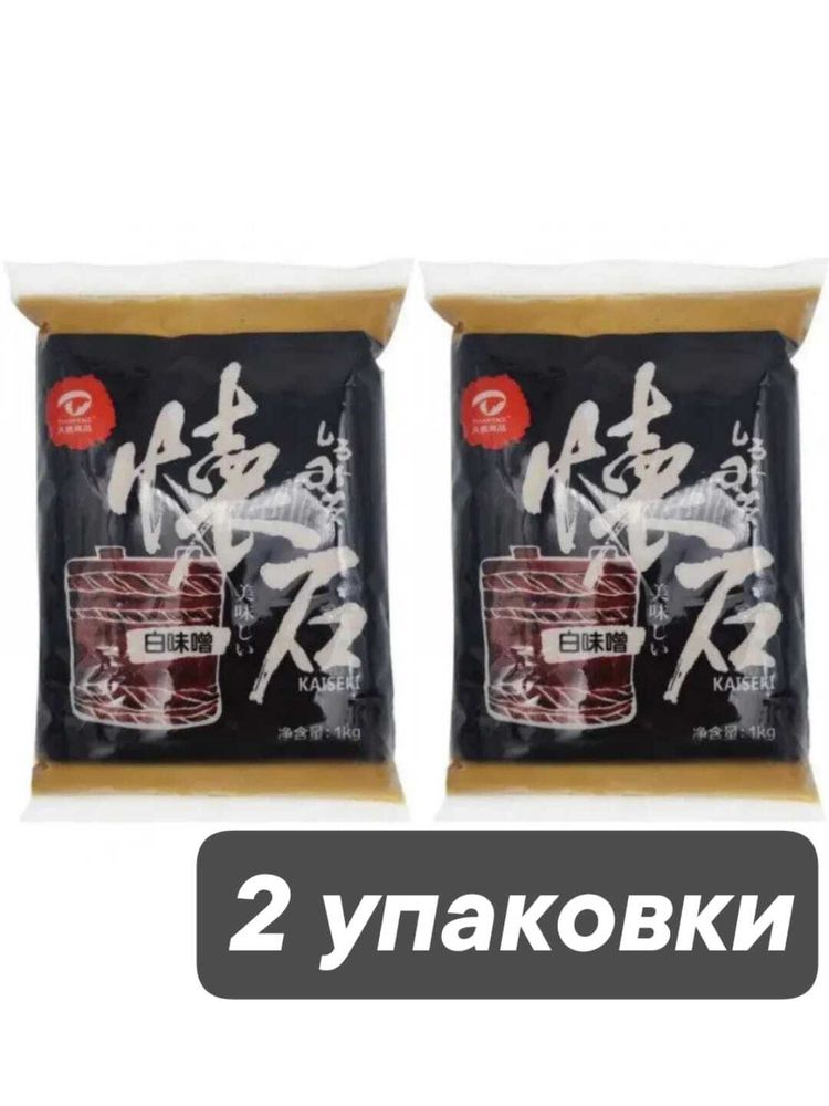 Соевая паста Мисо Tianpeng Kaiseki Светлая 1 кг x 2 шт