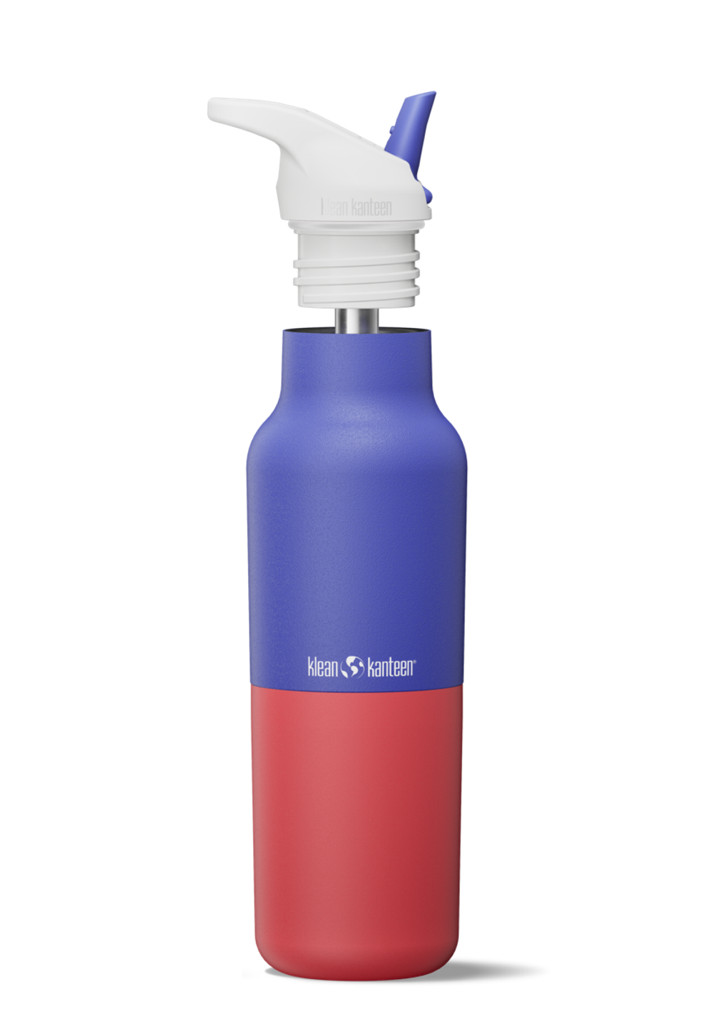 Термобутылка Klean Kanteen Rise Vac Classic Flip Sport 16oz (473 мл) Dazzling Blue Kaleidoscope