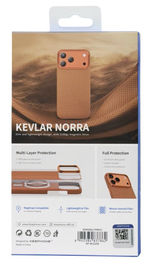 Накладка для i-Phone 17 Pro Max Keephone Kevlar Norra MagSnap (Compatible) оранжевый