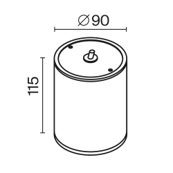 Уличный потолочный светильник Outdoor O306CL-L7GF