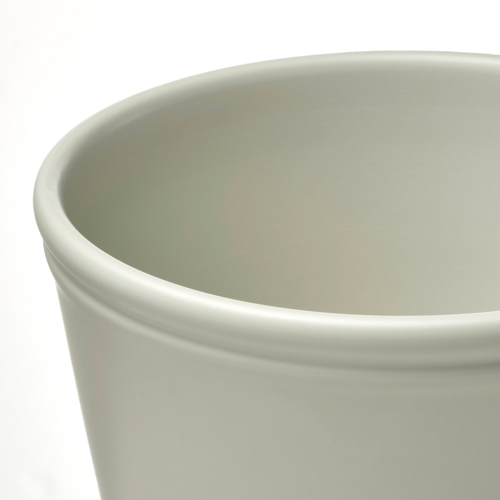 IKEA KÖRSBÄRSBJÖRK  (ИКЕА КЁРСБЭРСБЙЁРК)  -  Кашпо - светлый серо-бежевый 15 см