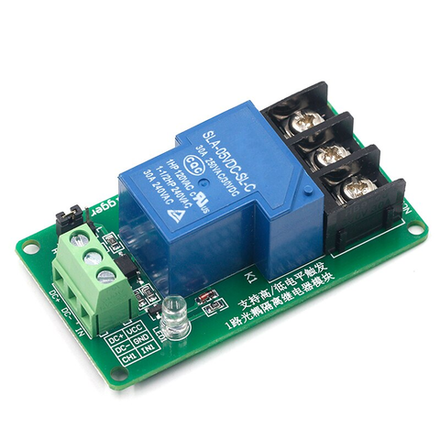 Модуль реле 1 канальный DC 5V для Arduino AC250B, 30A