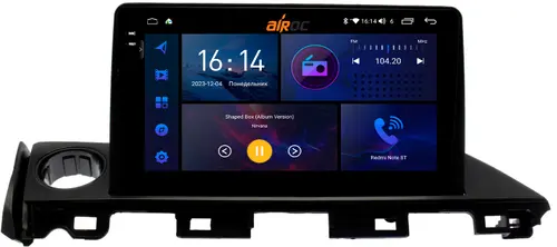 Магнитола для Mazda 6 2015-2018 - AIROC 2K RI-2435 Android 12, Быстрая, QLed+2K, CarPlay, SIM-слот