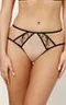 REBECCA BEIGE/BLACK Mini Трусы бразильяно