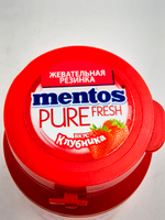 Жевательная резинка Mentos Pure fresh без сахара Ассорти 6 вкусов (Мята, Виноград, Арбуз, Клубника, Вишня, Тутти-Фрутти), 6 шт. по 54 г
