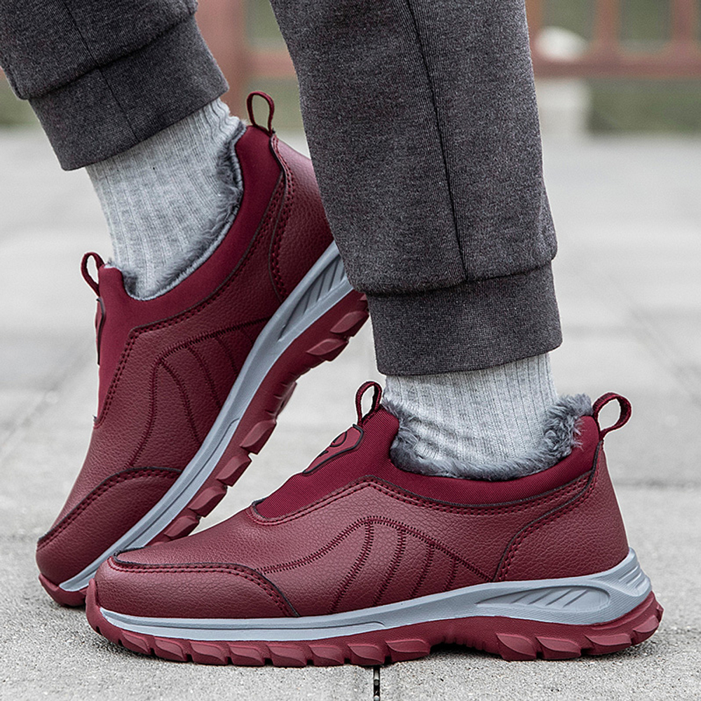 CHENGSHILUOTUO Elderly Insulated Shoes Unisex