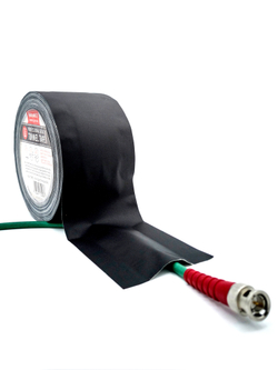 SlipWay Cable Cover tape - Матовая Клейкая лента 150мм/25м - Черный Гаффа тейп Туннельный  Gaffer Tape@ultraMATT TUNNEL