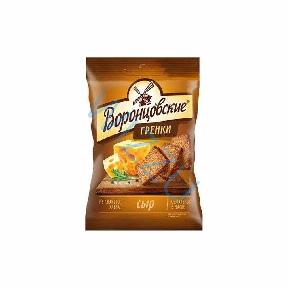 "Воронцовские" гренки ржано-пшеничные со вкусом сыра 1 22 60 гр