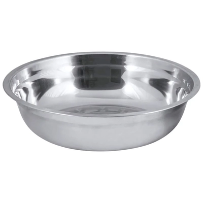 Миска Bowl-27, объем 2,8 л, с расширенными краями, из нерж стали, зеркальная полировка, диа 27 см