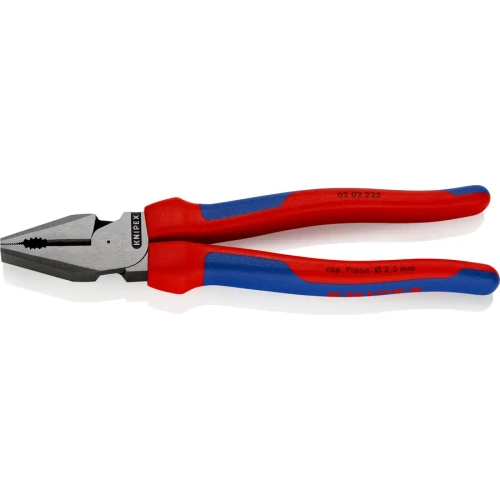 Плоскогубцы комбинированные особой мощности черненые 225 мм Knipex 02 02 225 SB