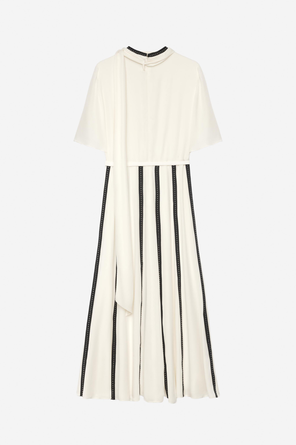 ПЛАТЬЕ С КОНТРАСТНЫМИ ЛЕНТАМИ И ЗАКЛЕПКАМИ — THE ITEM — ZARA