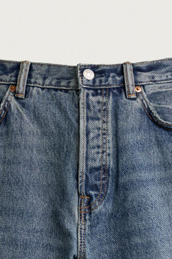 ZARA ДЖИНСЫ STRAIGHT FIT, ИНДИГО