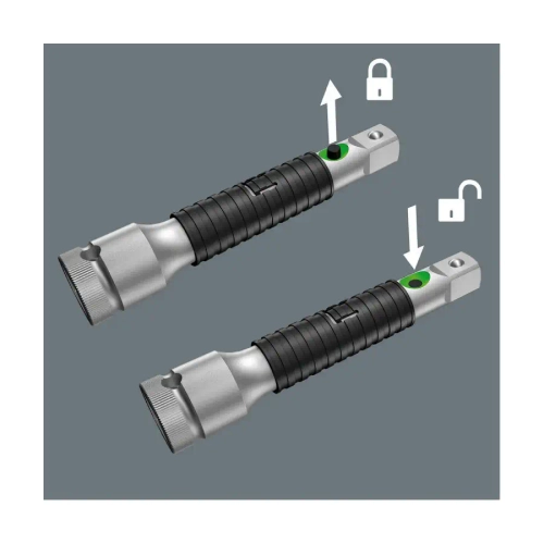 Удлинитель Zyklop со стопором flexible-lock 8796 SB 3/8" WERA 05003591001
