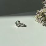 Кольцо Кристал Дроп с празиолитом / Crystal Drop