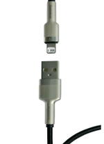 Usb Кабель-зарядка Lightning Baseus Cafule Metal 2м (CALJK-B01) черный