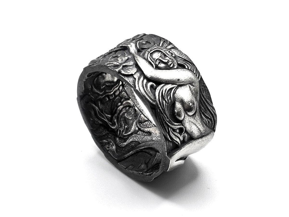 Кольцо из серебра "Irezumi-10" IRZR-010