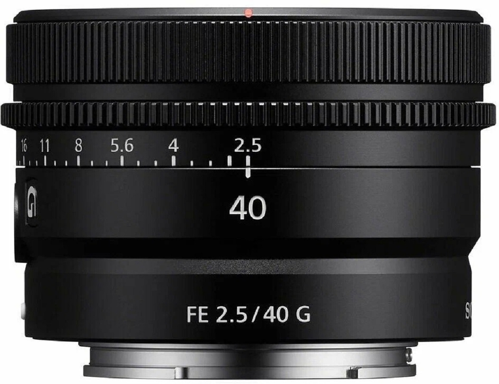 Sony FE 40mm f/2.5 G (SEL40F25G), черный