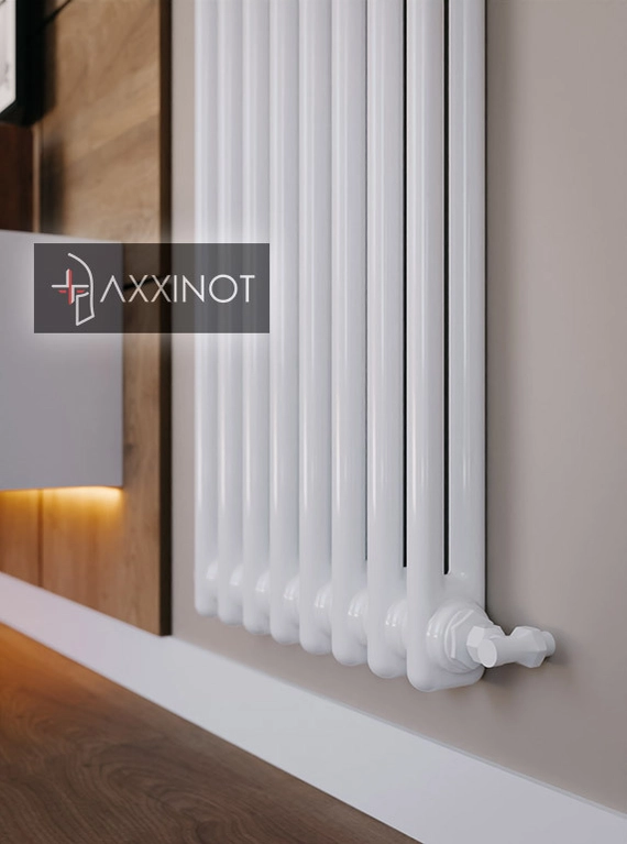 Axxinot Sentir 2120 - двухтрубный трубчатый радиатор высотой 1200 мм, боковое подключение