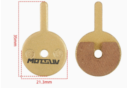 Цельнометаллические тормозные колодки на медной основе MOTSUV - 11G