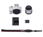Беззеркальный фотоаппарат Canon EOS R50 Kit RF-S 18-45mm IS STM, белый (уцененный)
