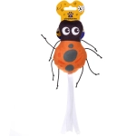 Игрушка для кошек мягкая «Божья коровка», 11*8*3см (лейбл)