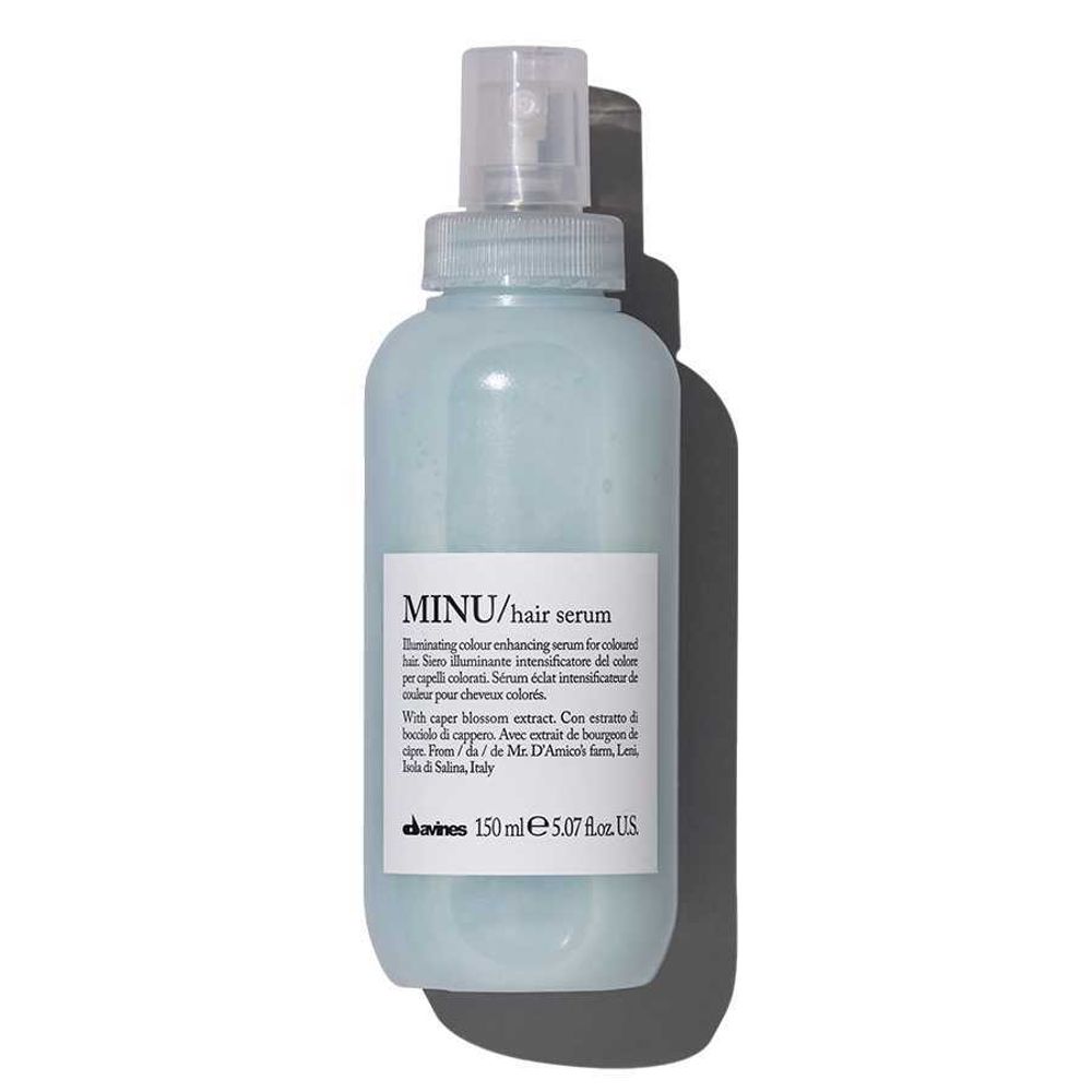 Несмываемая сыворотка для окрашеных волос Davines Minu Illuminating Color Enhancing Hair Serum 150 мл