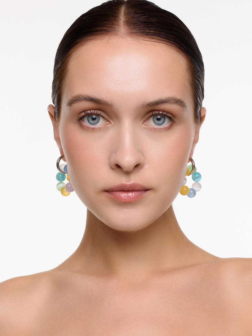 Серьги из селенита