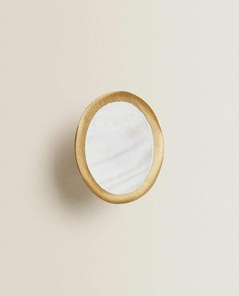 ZARA HOME ЖЕМЧУЖНАЯ ОВАЛЬНАЯ РУЧКА (НАБОР ИЗ 2 ШТ.)