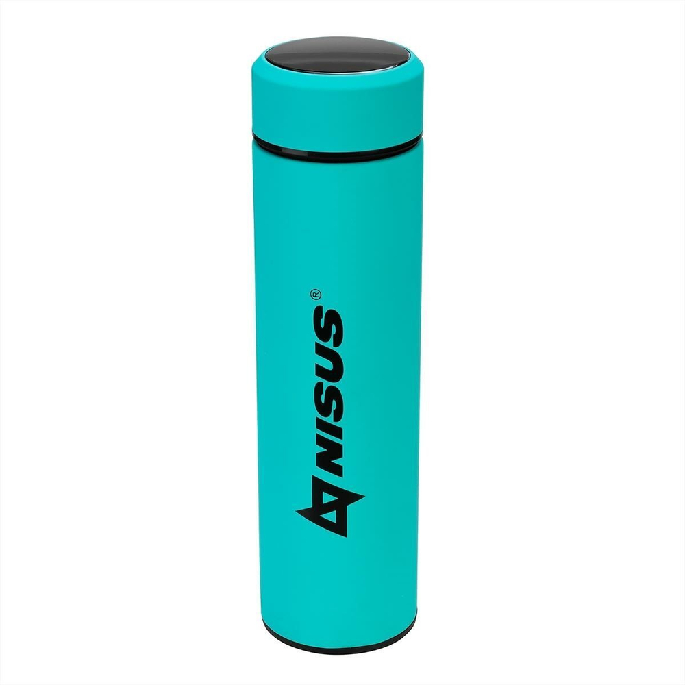 Термос Nisus 049-B 450ML с термодатчиком черный (N.TM-049-B)