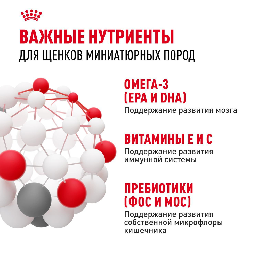Royal Canin X-Small Puppy Икс-Смол Паппи Корм сухой для щенков миниатюрных пород в возрасте до 10 месяцев 3кг