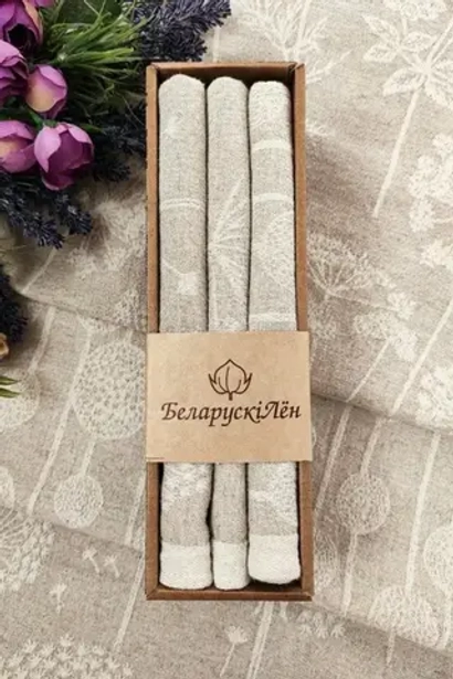 Комплект из 3-х полотенец "Белорусский лён" 47*70