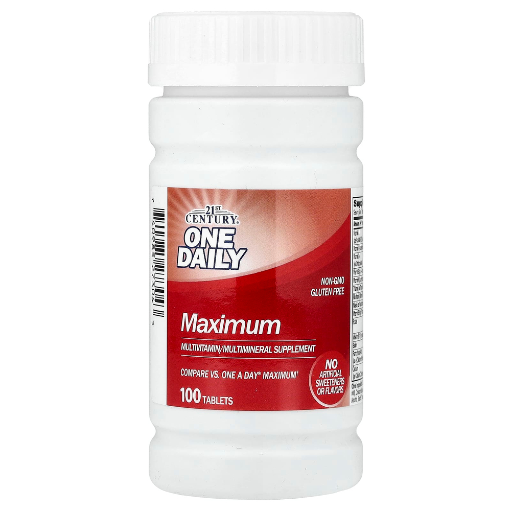 21st Century, One Daily, Maximum, 100 таблеток
