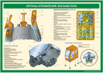Комплект плакатов "Устройство экскаватора"