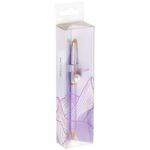 Ручка шариковая автоматическая MESHU "Lilac jewel" синяя, 1,0мм