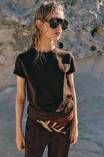 ХЛОПКОВАЯ ФУТБОЛКА В СТИЛЕ РУСТИК — ZARA