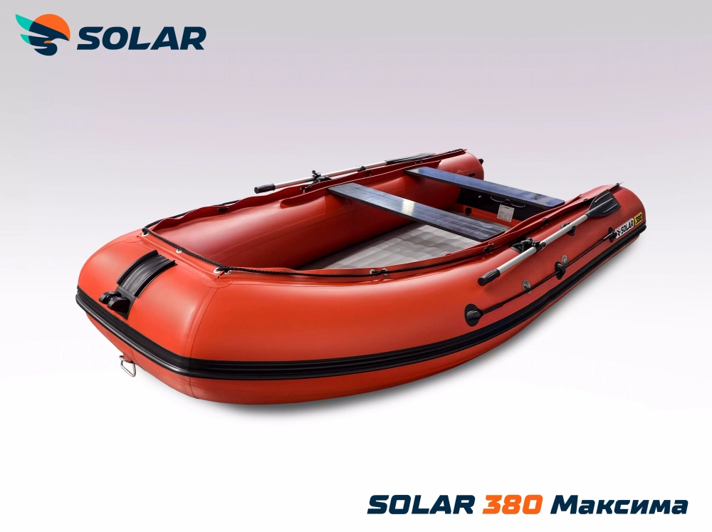 Лодка надувная моторная solar-380 к (максима)