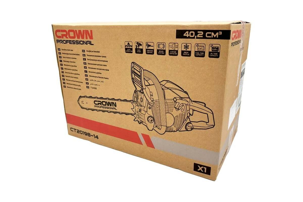 Пила цепная бензиновая Crown CT20198-14
