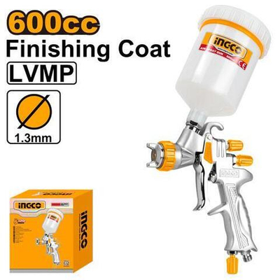 Краскопульт пневматический 600 мл. 1,3 мм INGCO ASG1065 INDUSTRIAL