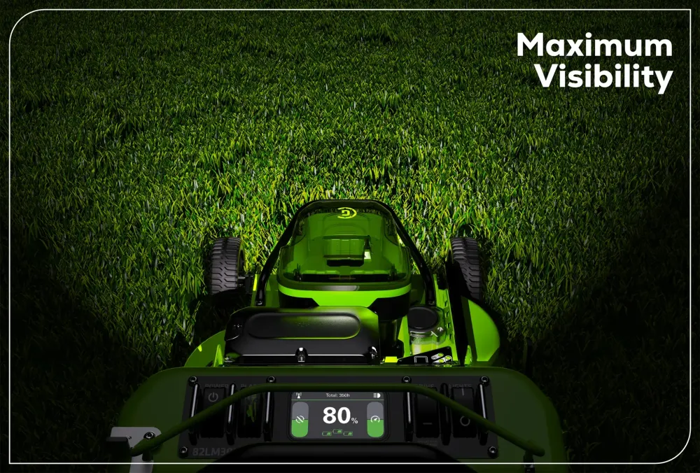 Cамоходная аккумуляторная газонокосилка Greenworks 82LM30S , 82v, 76 см, (2519207), без АКБ и ЗУ