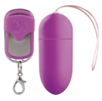 Фиолетовое перезаряжаемое виброяйцо с ДУ Rechargeable Vibrating Egg (Цвет: фиолетовый)