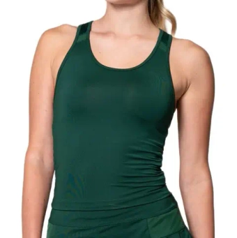 Женский топ теннисный Lucky in Love Andrea Tank - team green