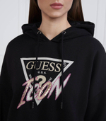 Худи icon GUESS - черный(W3RQ03 KB683)