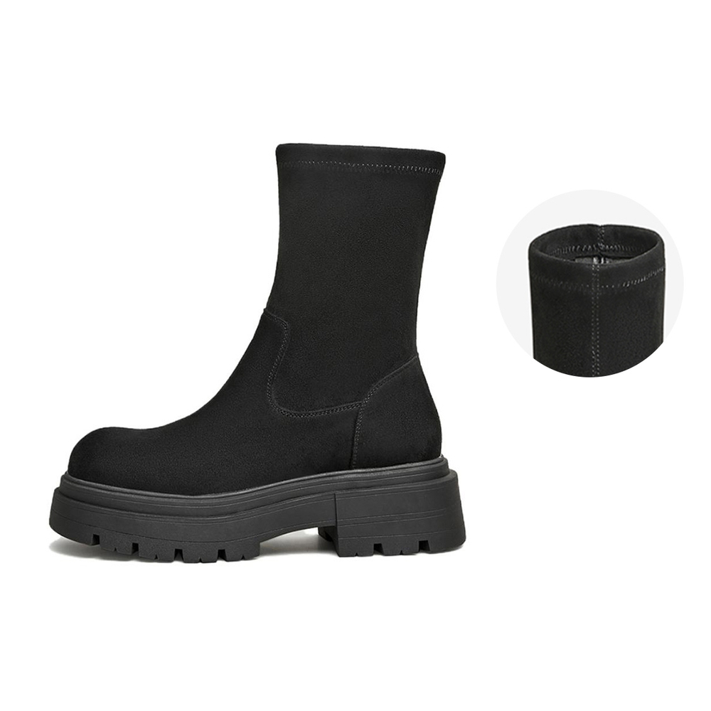 Tata Stretch & Sock Boots Women"s Black