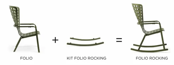Пластиковое кресло Folio белое